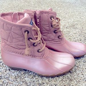 Sperry Saltwater Duck Boots-Girls